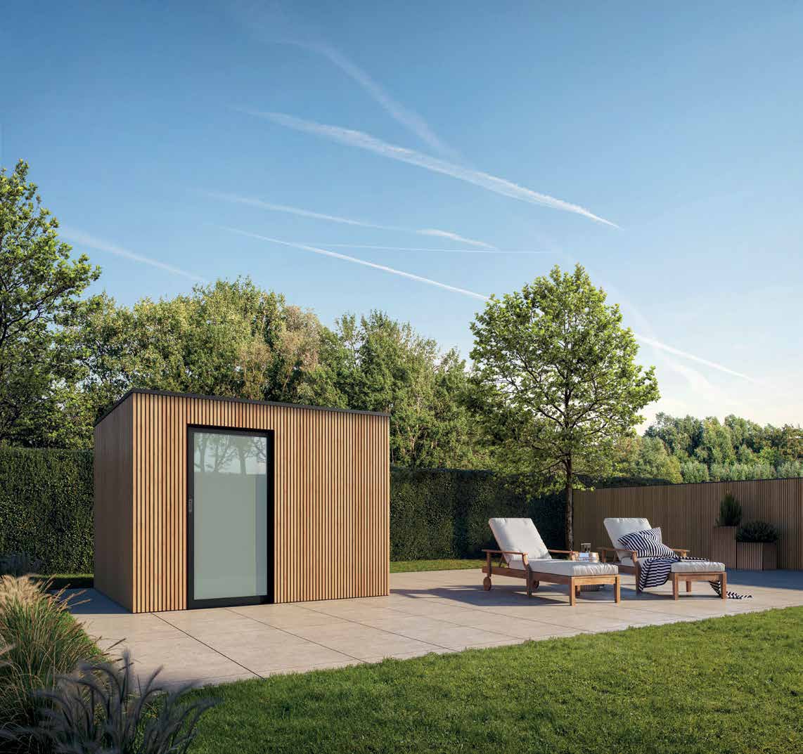 Gardival modern houten tuinhuis