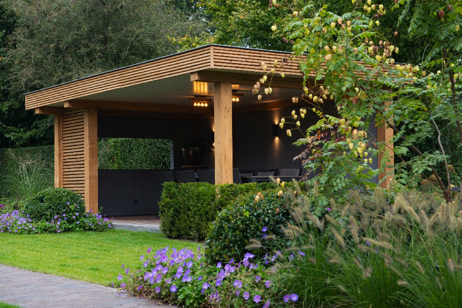 Luxe eiken overkapping Moergestel – foto 1