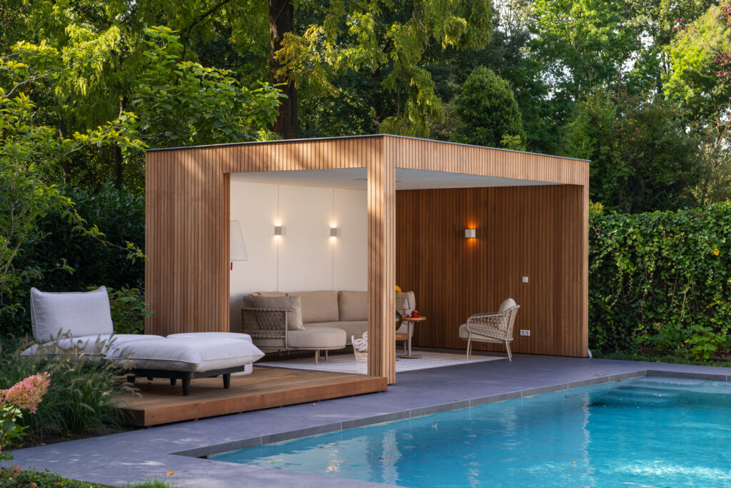 Open poolhouse aan het zwembad – foto 2