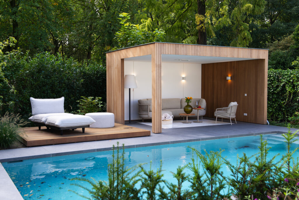 Open poolhouse aan het zwembad – foto 5