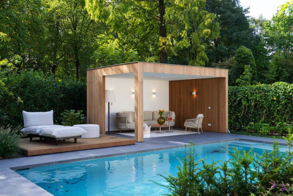 Open poolhouse aan het zwembad – foto 6
