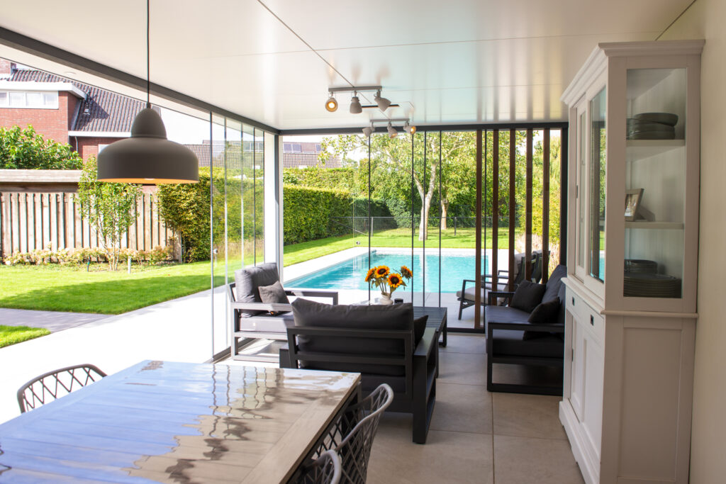 Poolhouse met toilet en glazen schuifwanden Drunen – foto 6