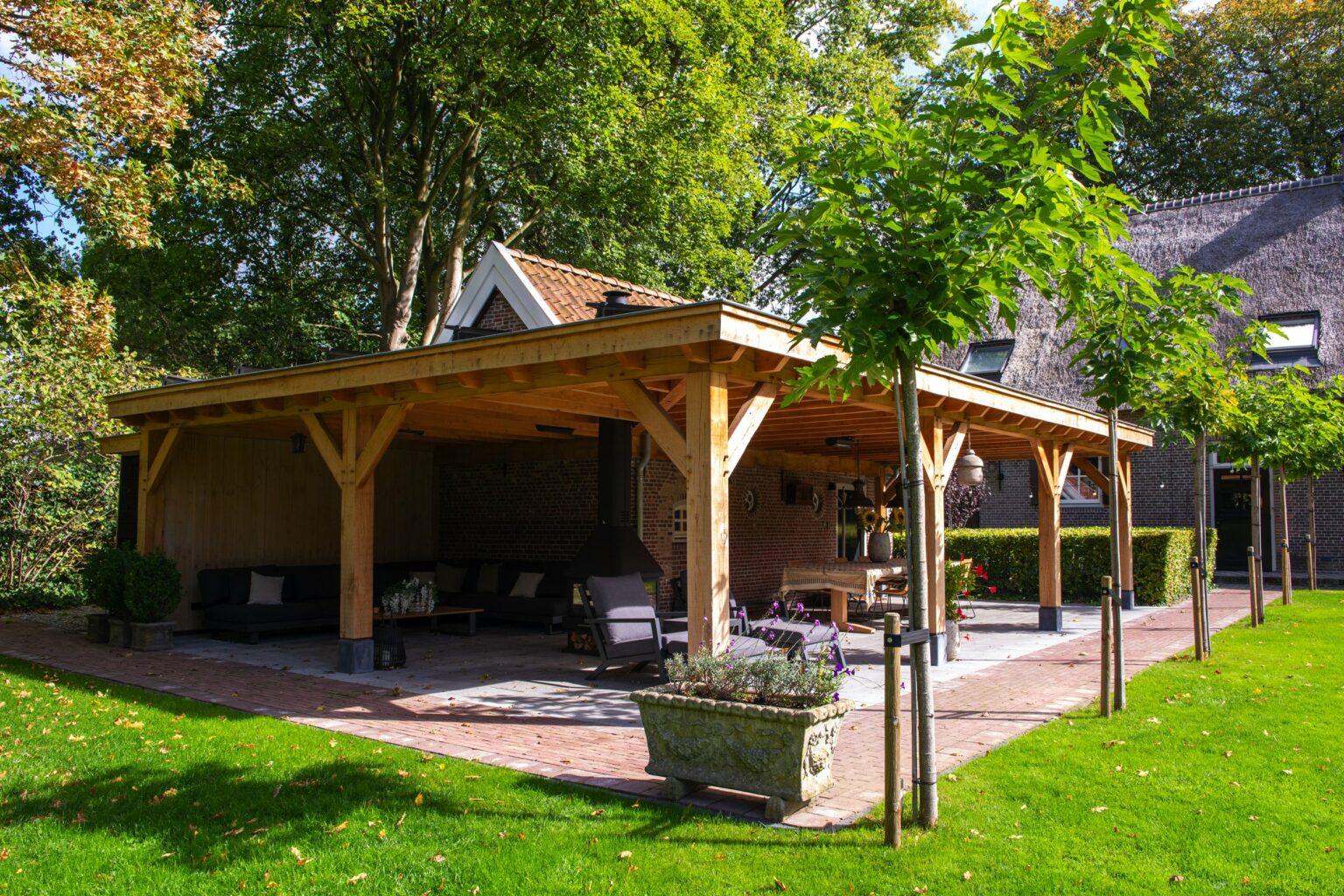 Royale landelijke overkapping Helvoirt – foto 3