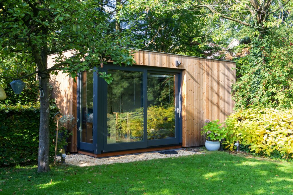 Modern tuinkantoor Vught – foto 1