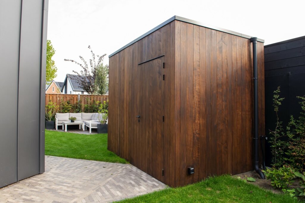Strakke houten berging – foto 6